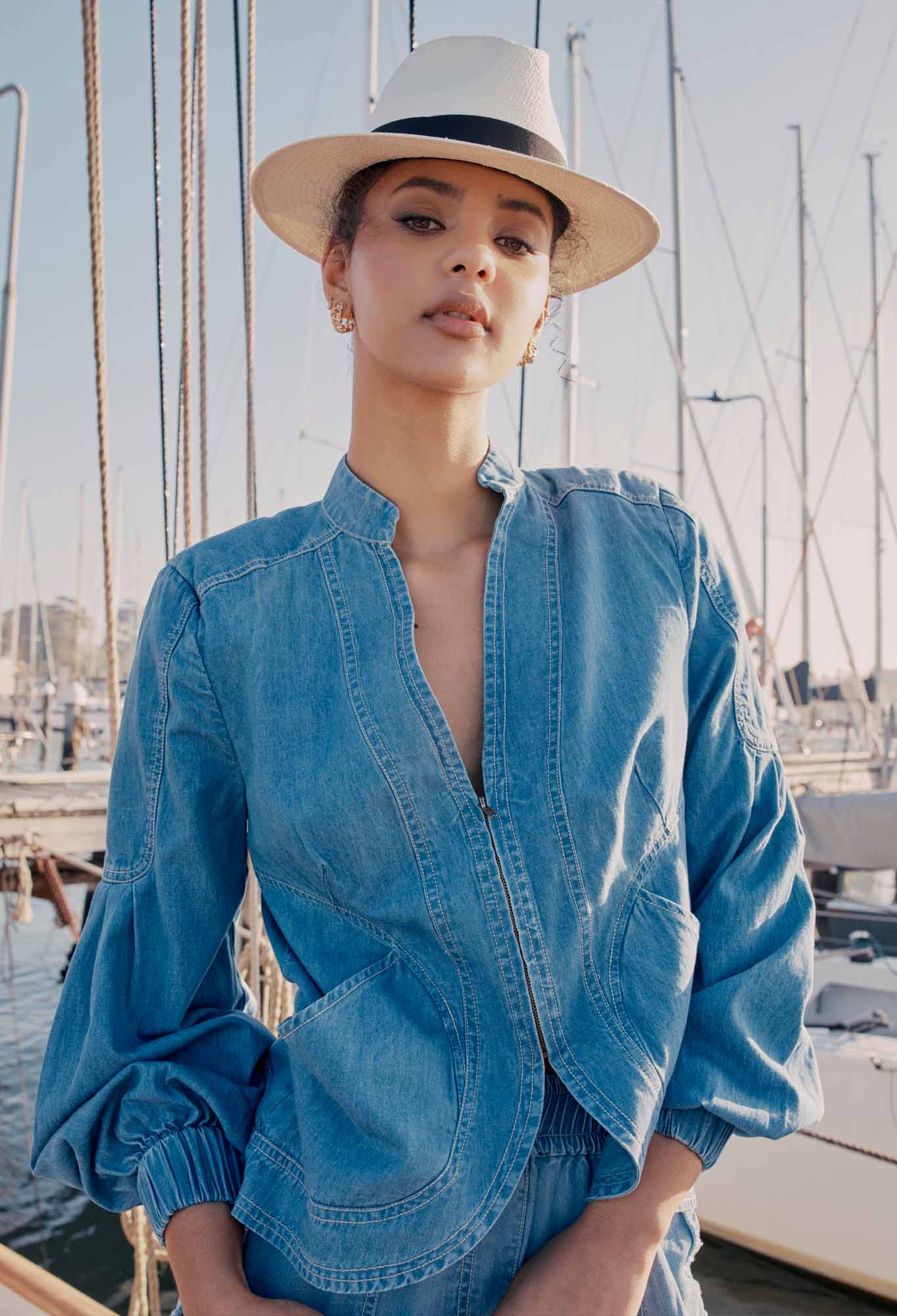ONCE WAS Jolie Denim Jacket