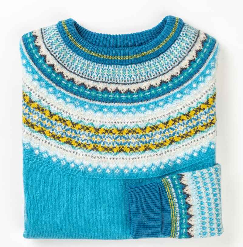 ERIBE Alpine Sweater Turquoise (long)