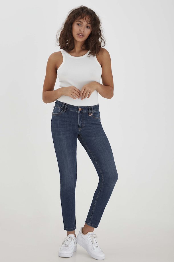 PULZ Anna MidW Skinny Jeans DDenim