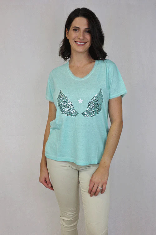 RUBYYAYA Saint Tee Aqua