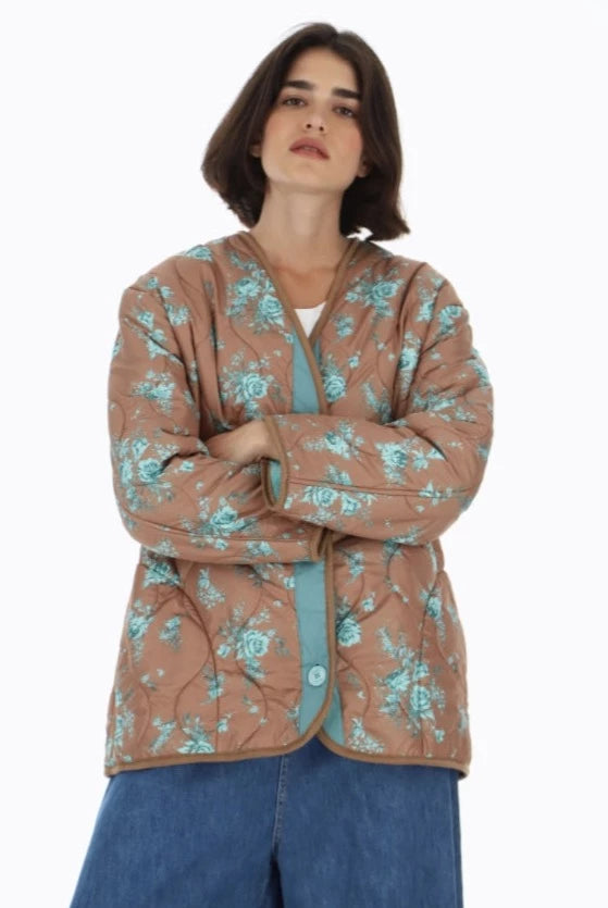 DIXIE Rose Print Jacket