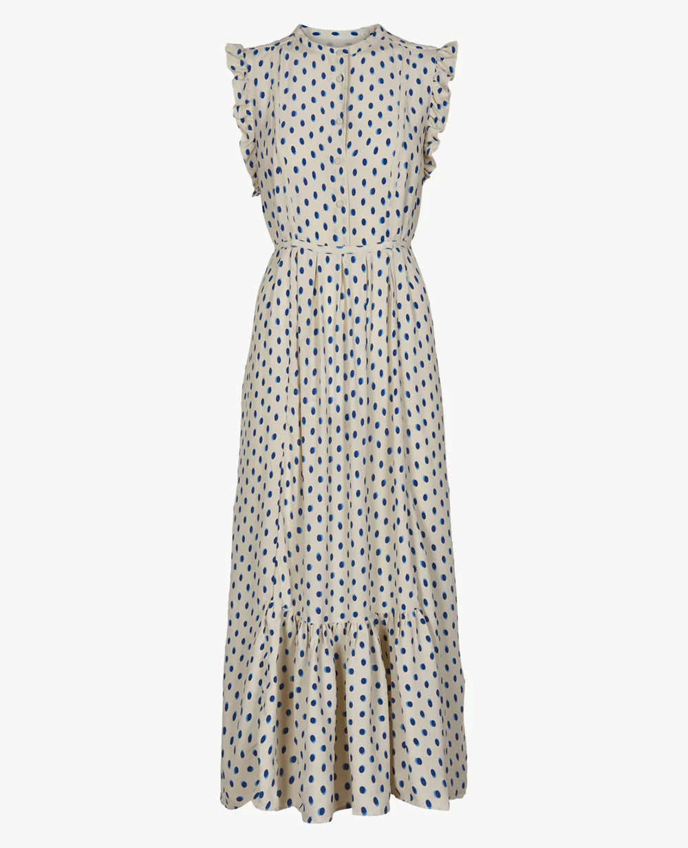 NOA NOA Soft Moss Dress White