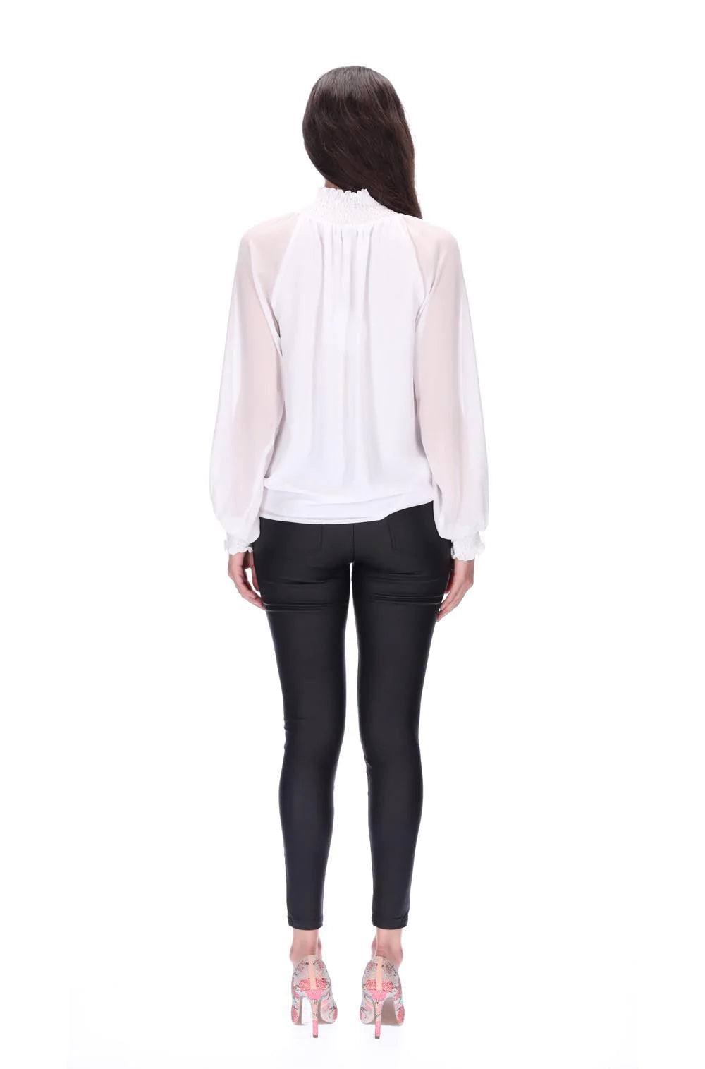 AUGUSTINE Sandy Pants Leather Look