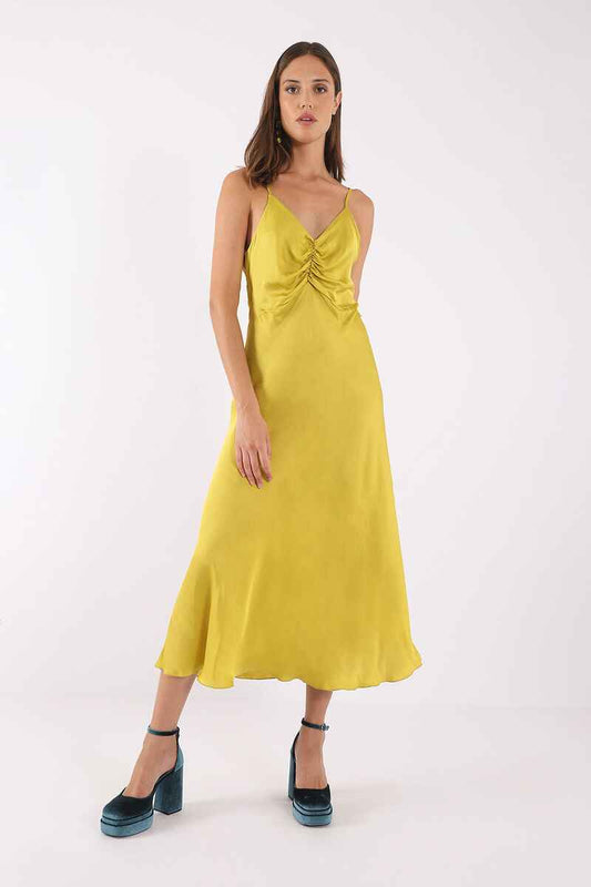 DIXIE Slip Dress Citrus