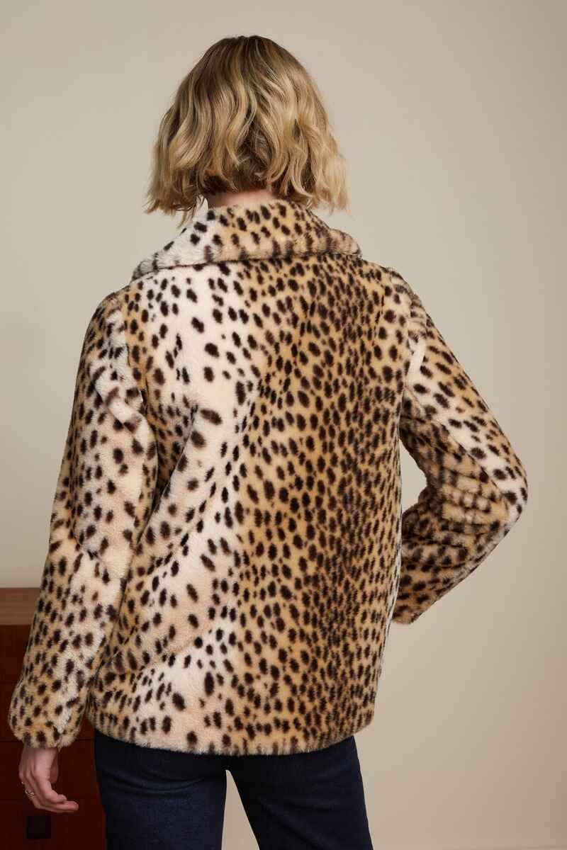 KING LOUIE Anais Fur Jacket Cheetah