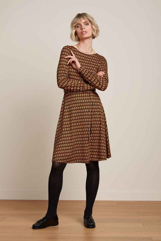 KING LOUIE Betty Dandy Dress Black