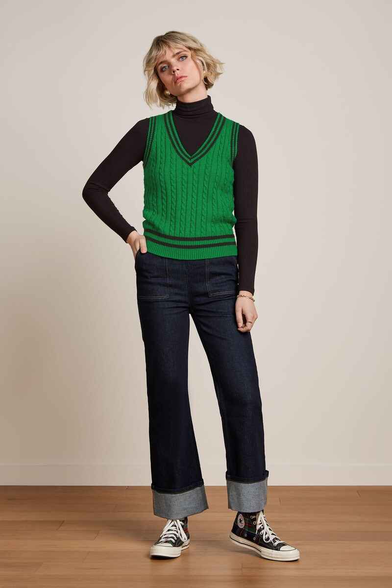 KING LOUIE Spencer College Vest Green