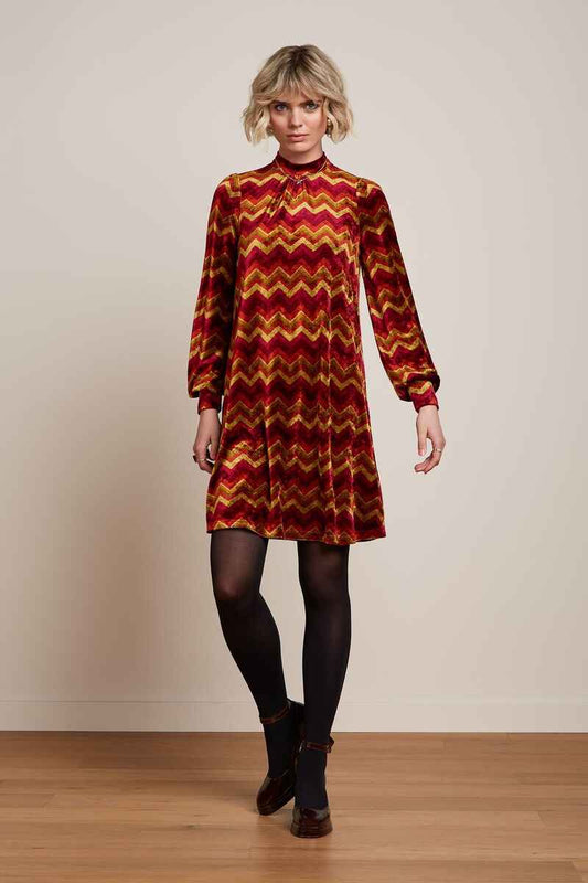 KING LOUIE Sandy Penny Dress CRed