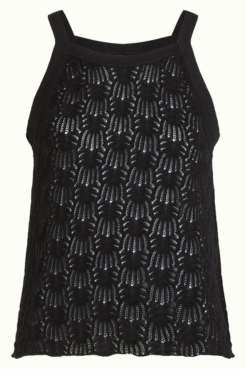 KING LOUIE Sofie Indi Knit Tank Black