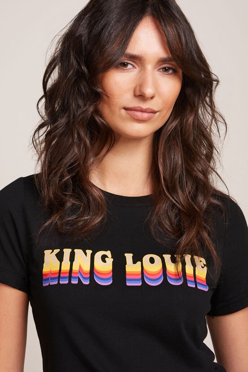 KING LOUIE Logo Placement Tee Black