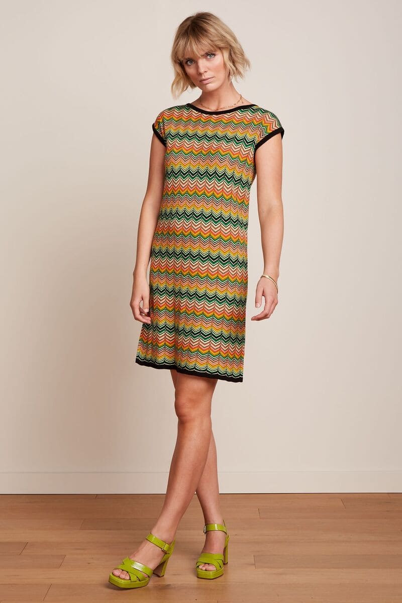 KING LOUIE Delfina Penny Dress ZigzagM