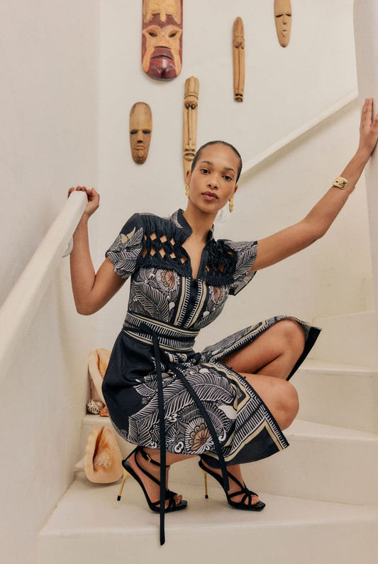 ONCE WAS Maha DYoke Dress OnyxC