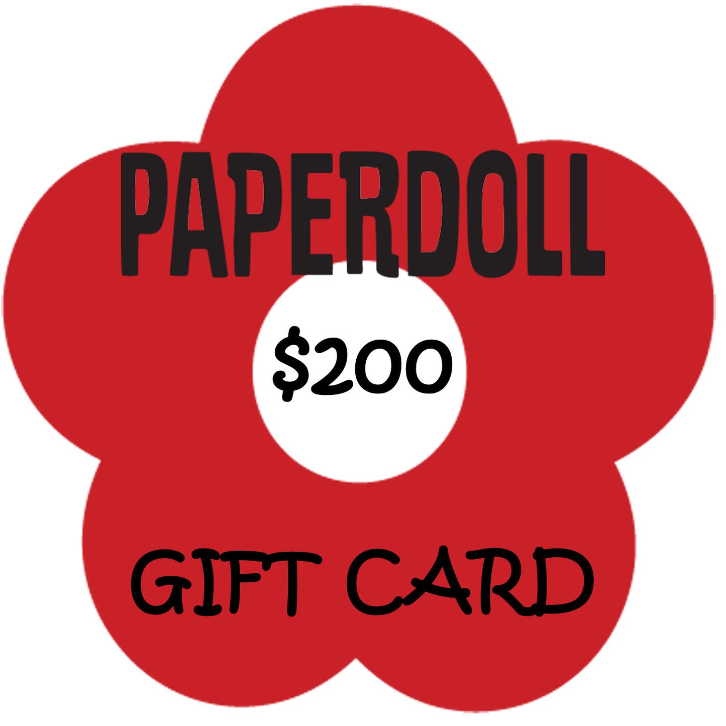 Paperdoll Gift Card