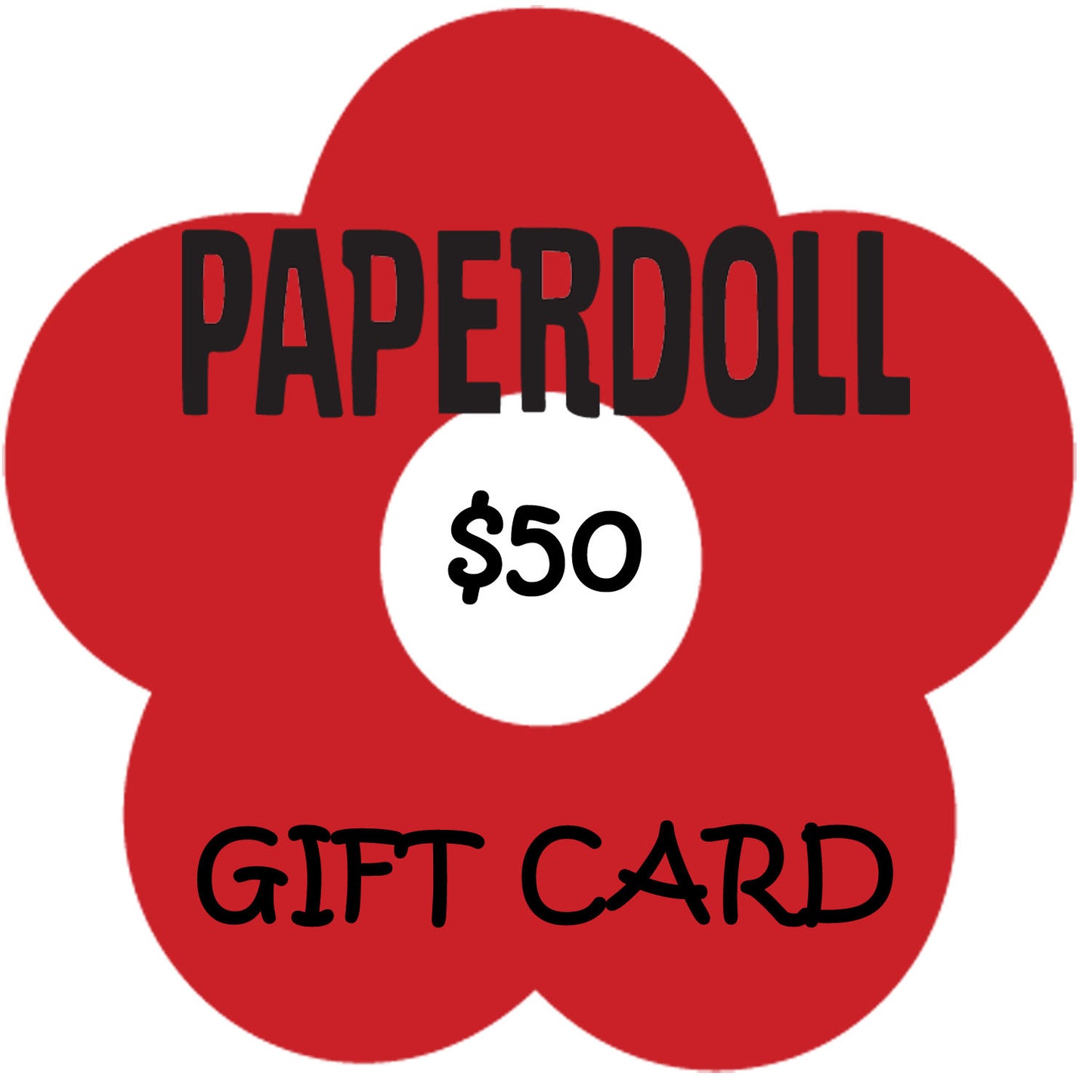 Paperdoll Gift Card