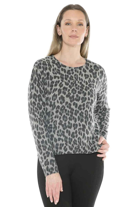 JUMP Snow Leopard Pullover GreyBl