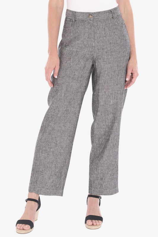 JUMP Linen Jeans Blackstone
