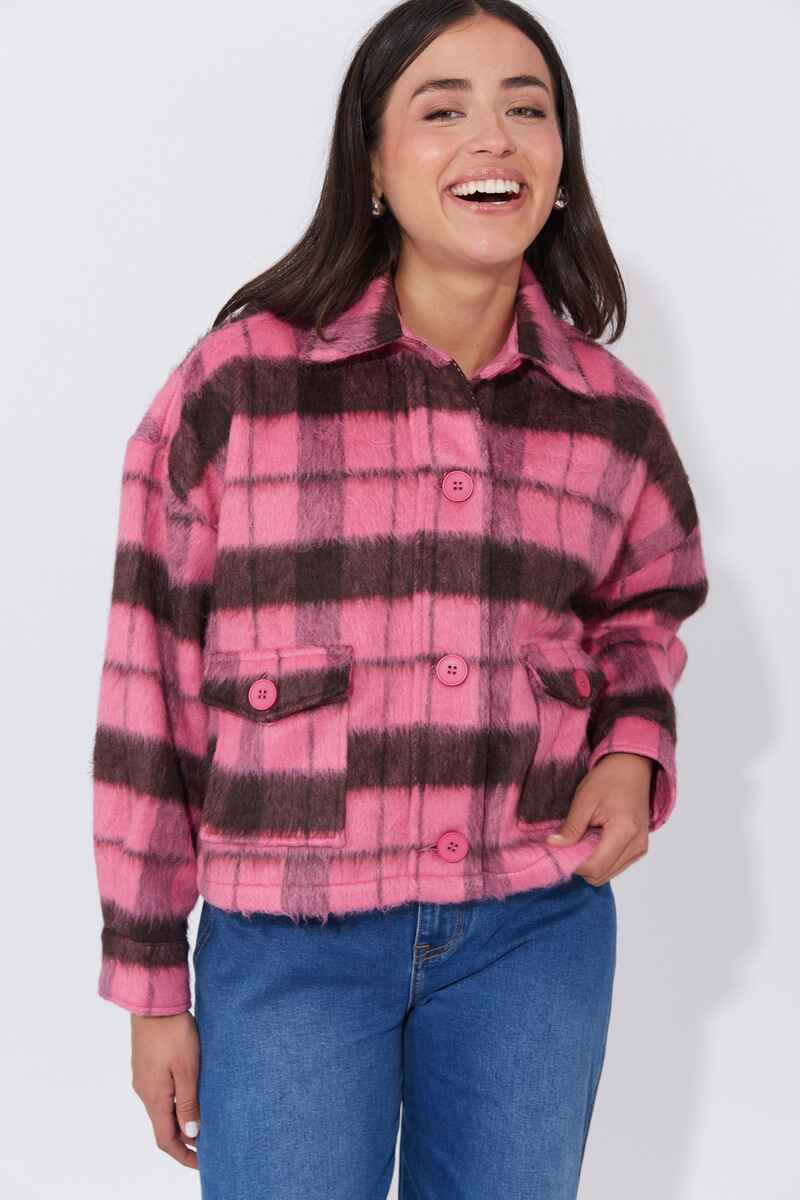 HAVEN Daytona Crop Jacket Pink