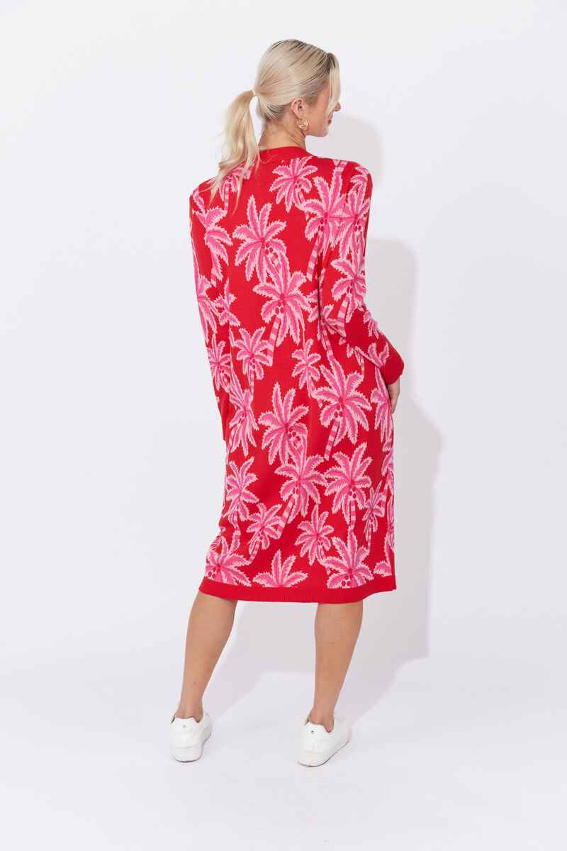 HAVEN Miami Cardy Dress ChilliPink