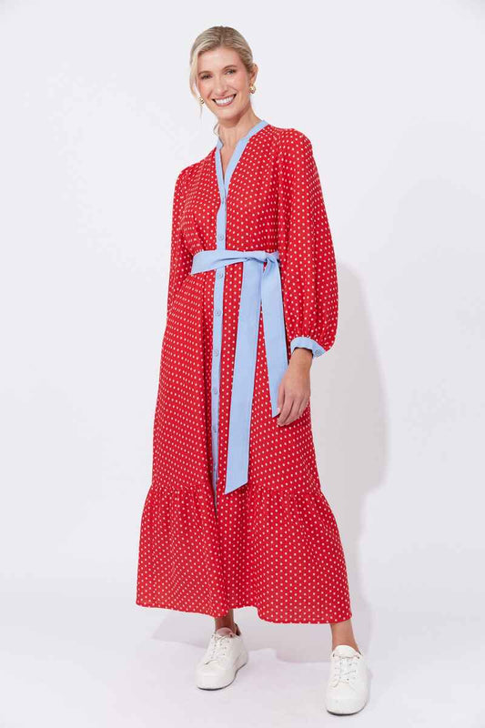 HAVEN Vanuatu Dress Chilli