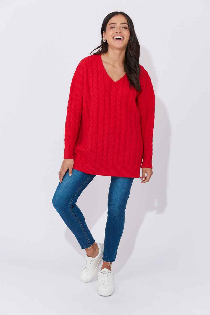 HAVEN Cadiz Jumper Chilli