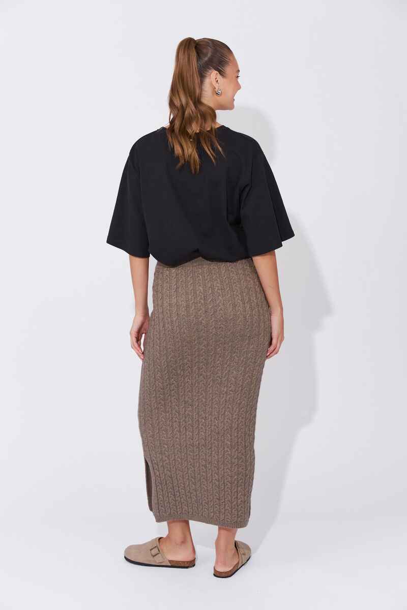 HAVEN Cadiz Knit Skirt Marle