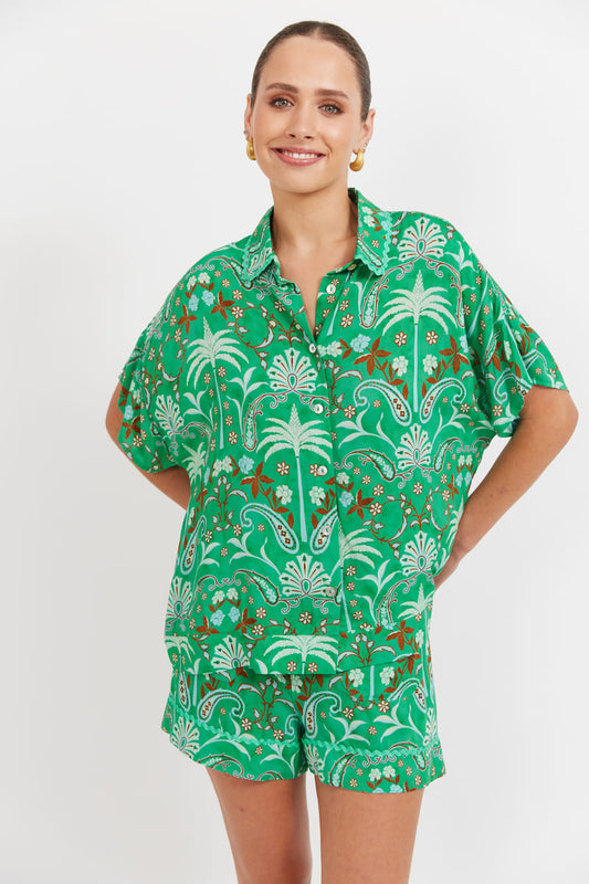 HAVEN Haiti Shirt Palms