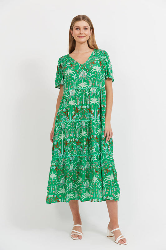 HAVEN Haiti Maxi Dress Palms