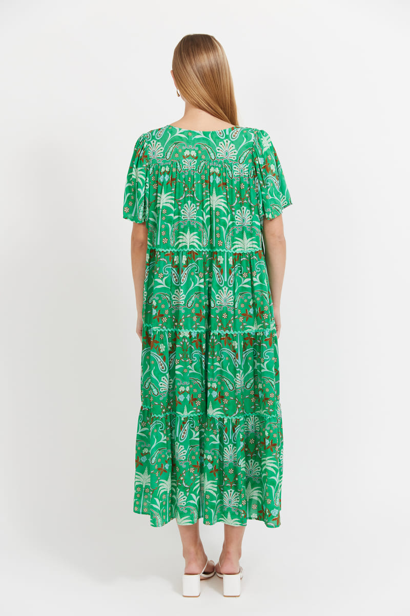 HAVEN Haiti Maxi Dress Palms
