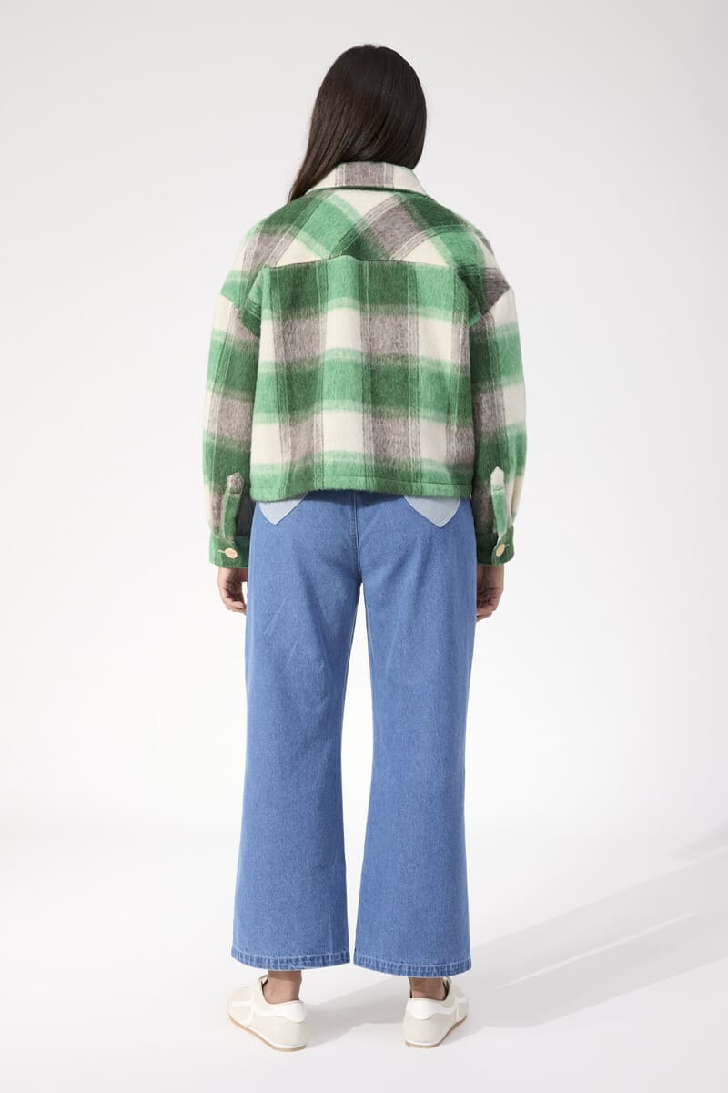 HAVEN Fargo Crop Jacket Green