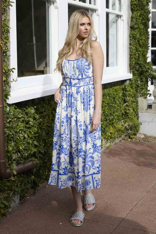 AMAYA Sela Midi Dress BluePr