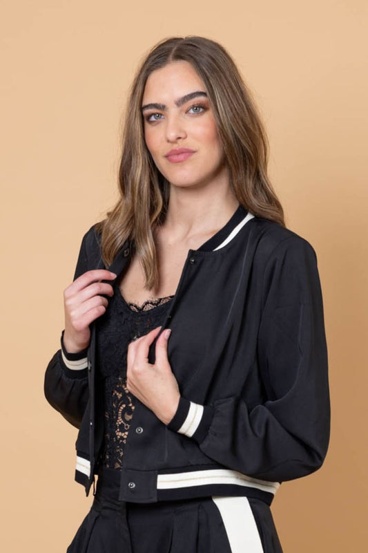 AMAYA Ashlee Bomber Black