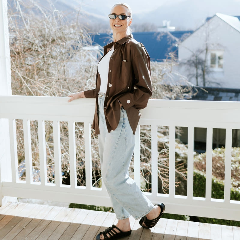 MOKE Amber Oversized Shirt ChocSpot