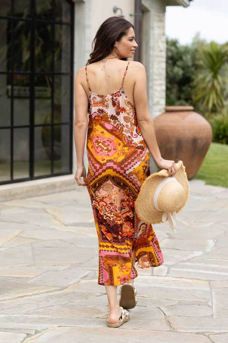 AUGUSTINE Maya PatchW Dress Rust