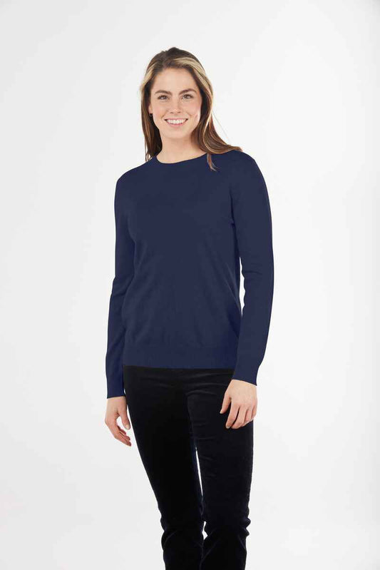 B&L Pullover CNeck Ess Navy