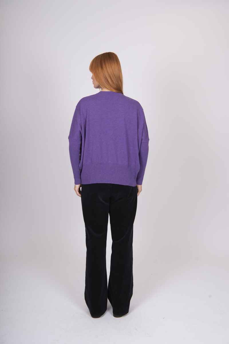 B&L Relax Wedge Pullover Grape