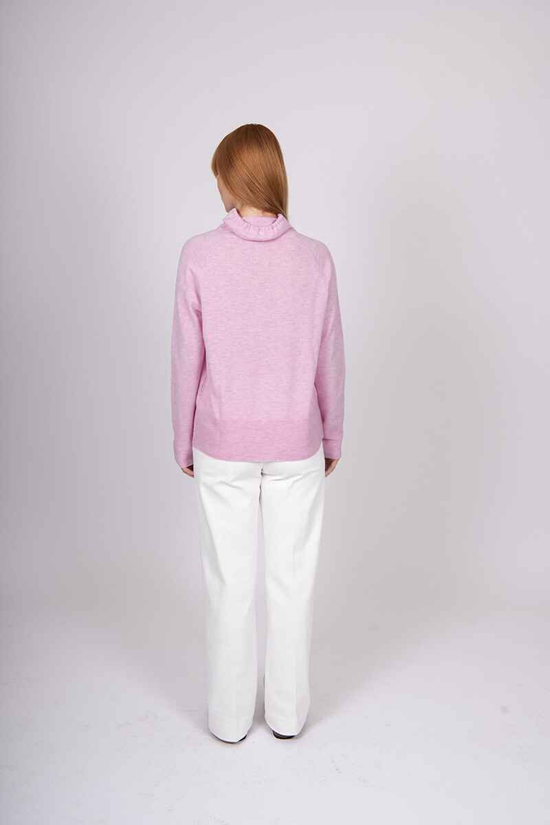B&L Drawstring Raglan Pullover TeaRose