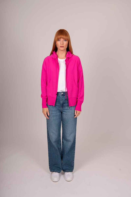 B&L Hayley Zip Hoodie Fuchsia