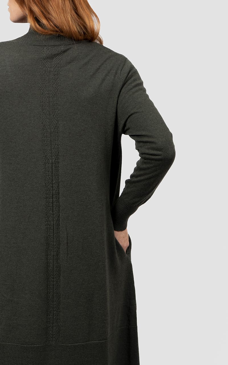 B&L Longline RibTr Cardy Olive