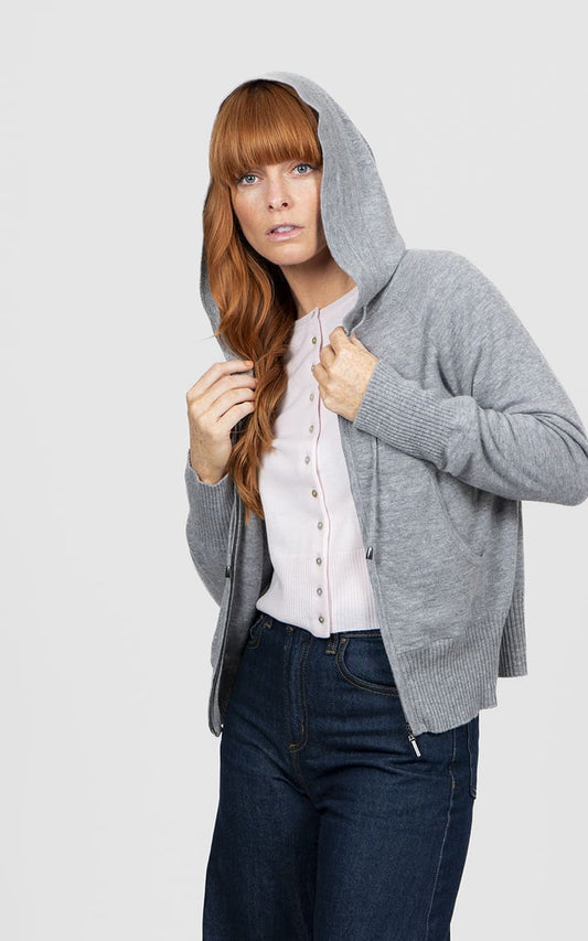 B&L Hayley Zip Hoody MGrey