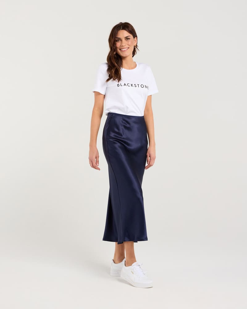 BLACKSTONE Elliana Bias Midi Skirt PNight
