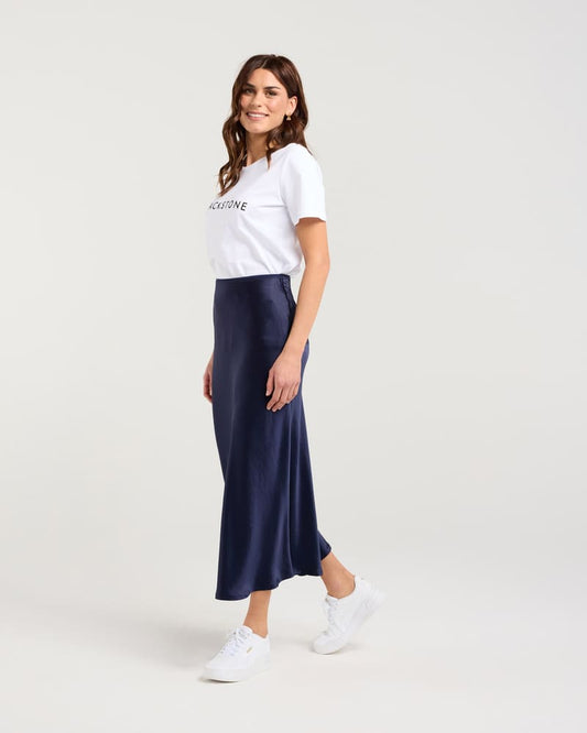 BLACKSTONE Elliana Bias Midi Skirt PNight