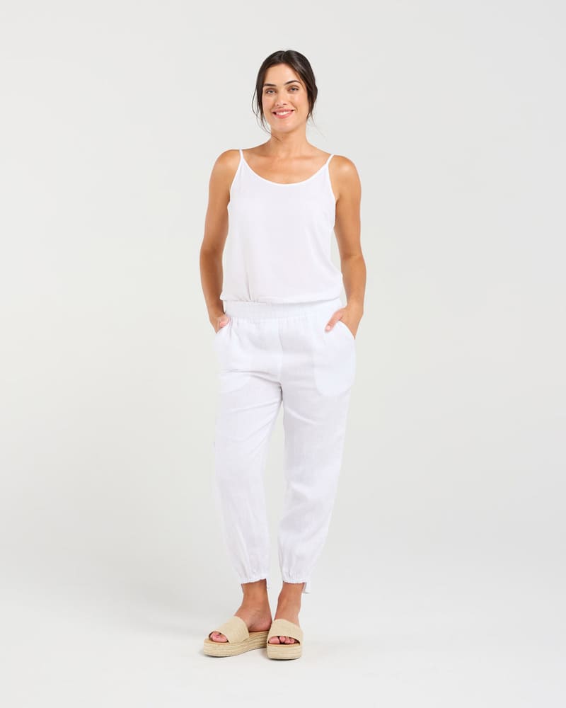 BLACKSTONE Carmen Gath Pants White