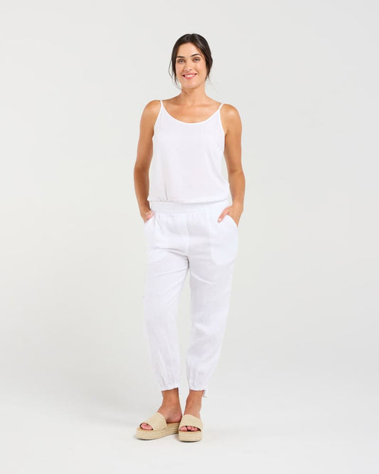 BLACKSTONE Carmen Gath Pants White