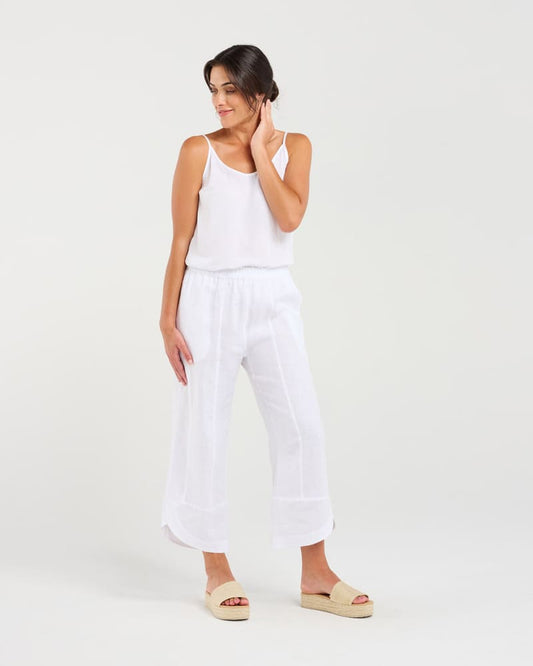 BLACKSTONE Arabella Petal Pants White