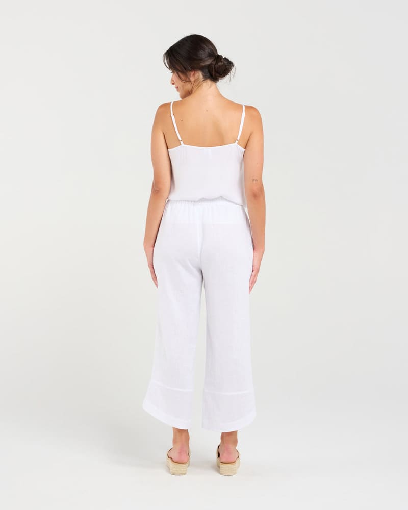 BLACKSTONE Arabella Petal Pants White