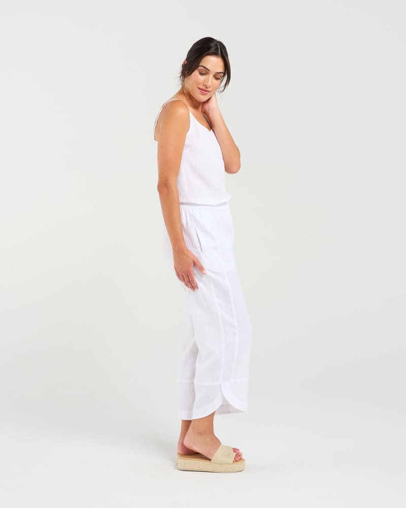BLACKSTONE Arabella Petal Pants White