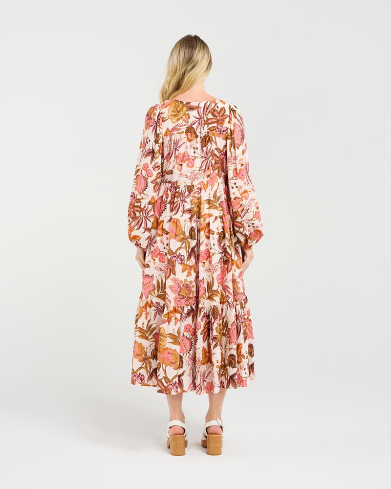 BLACKSTONE Liana Tiered Dress PinkSG