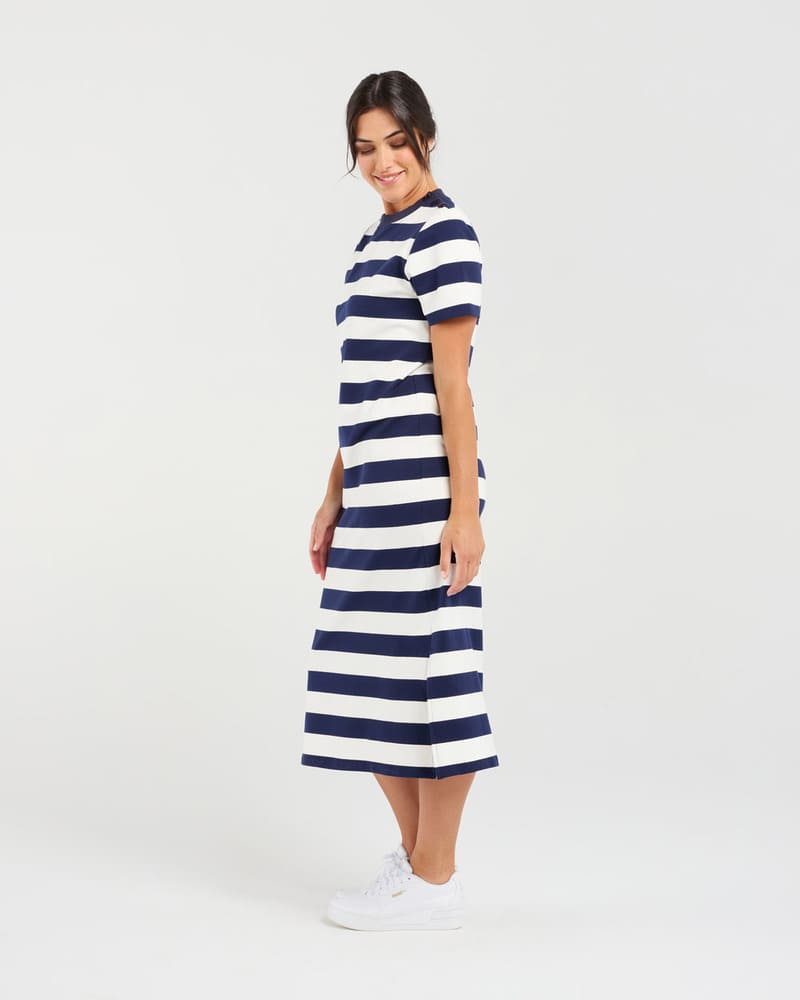 BLACKSTONE Emily T-Shirt Dress NavyWhite