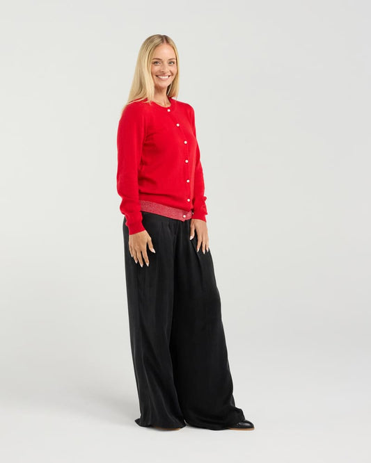 BLACKSTONE Pearl Button Cardy PRed