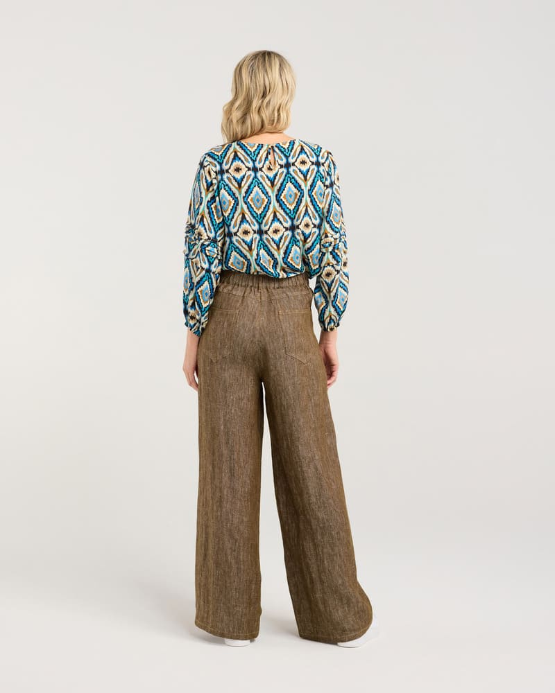 BLACKSTONE Apollo Wide Jeans Malt